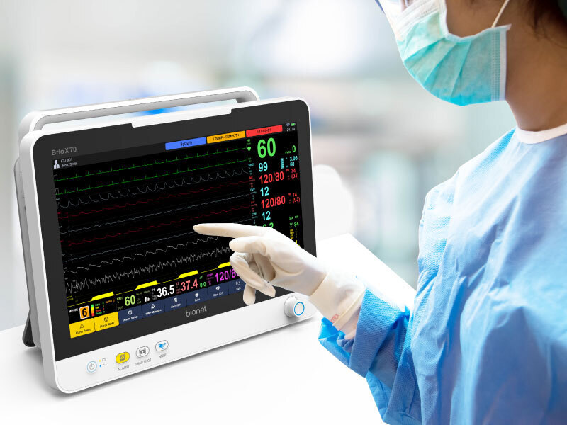 BM7 - Premium patient monitor for intensive care 12.1 touch screen